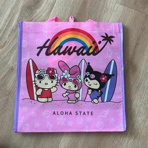 NWT Hello Kitty Hawaii Aloha State Reusable Bag